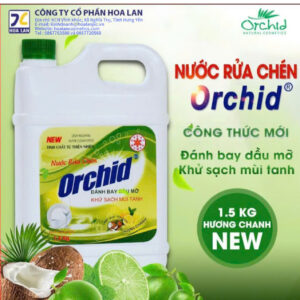 Nước rửa chén Orchid 1.5Kg hương chanh