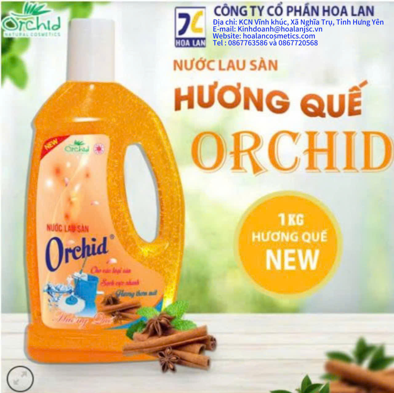 lau sàn h quế 1 lít