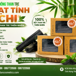 Xà bông tắm thảo dược than tre hương quế