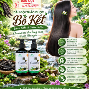 Dầu gội thảo dược O-Nature hương bồ kết 200ml