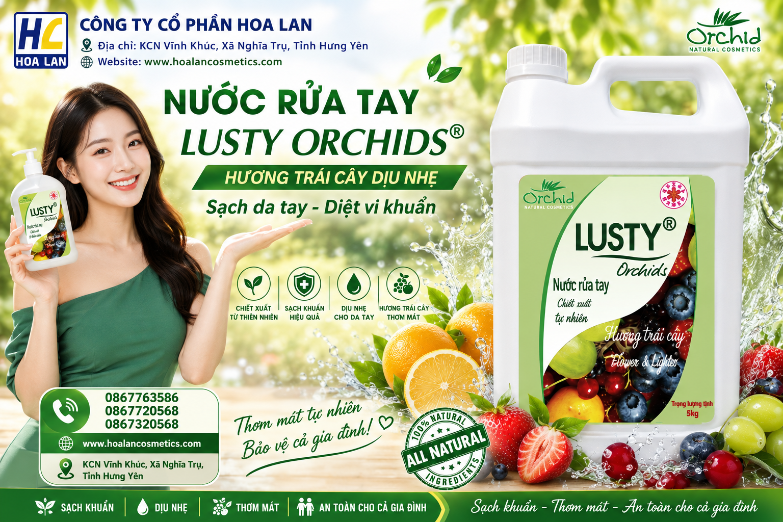 nước rửa tay ướt 5kg