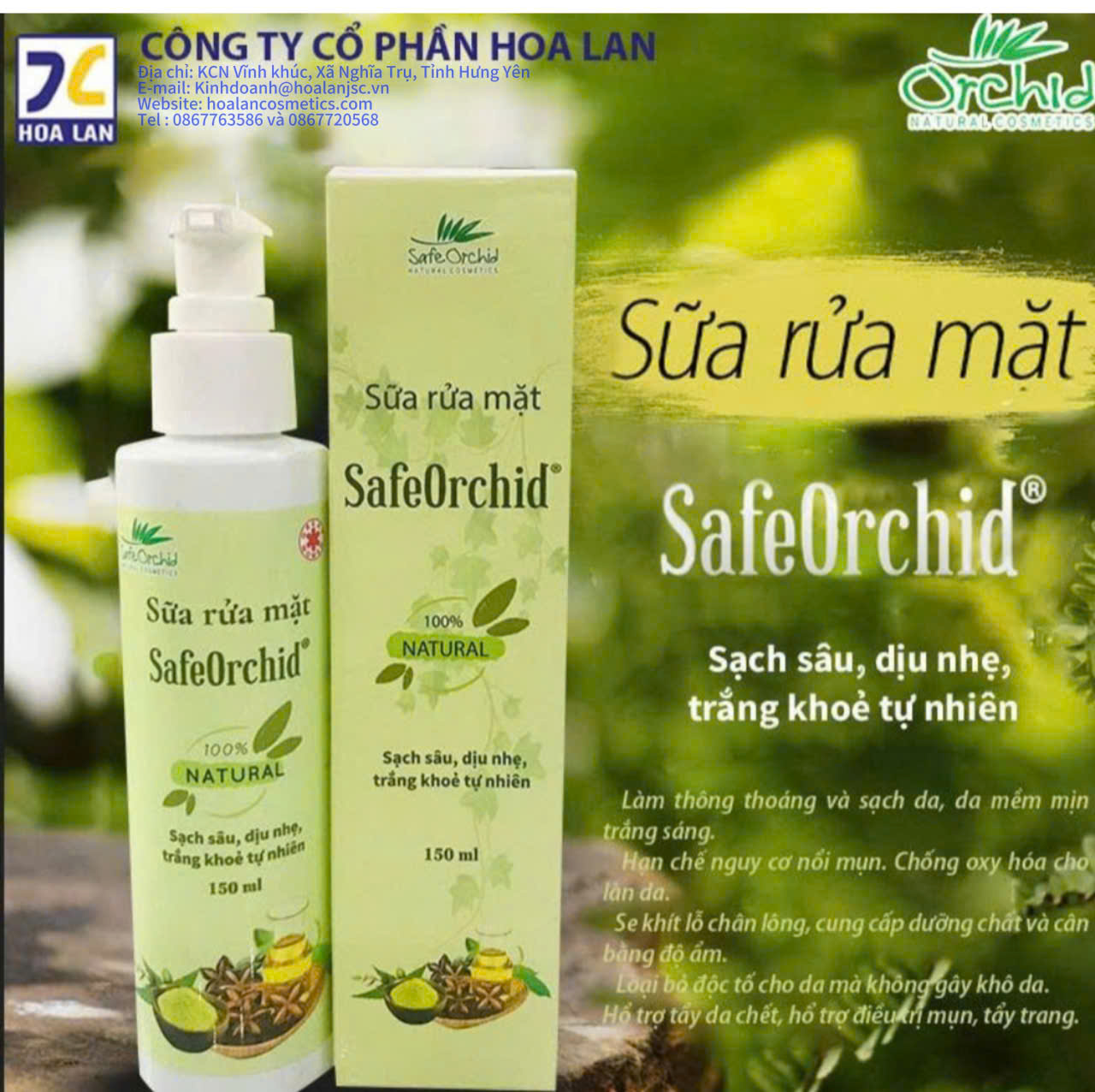 sữa rửa mặt 150 ml
