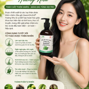 Dầu gội thảo dược Queen Orchid Hương Nhu 500ml